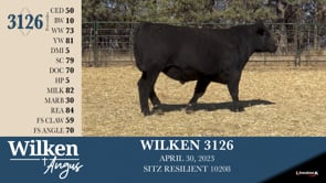Lot #3126 - WILKEN 3126