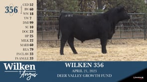Lot #356 - WILKEN 356