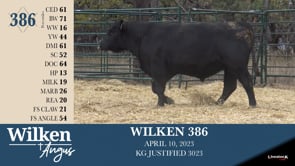 Lot #386 - WILKEN 386