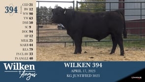 Lot #394 - WILKEN 394