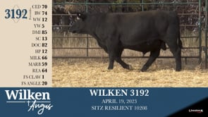 Lot #3192 - WILKEN 3192