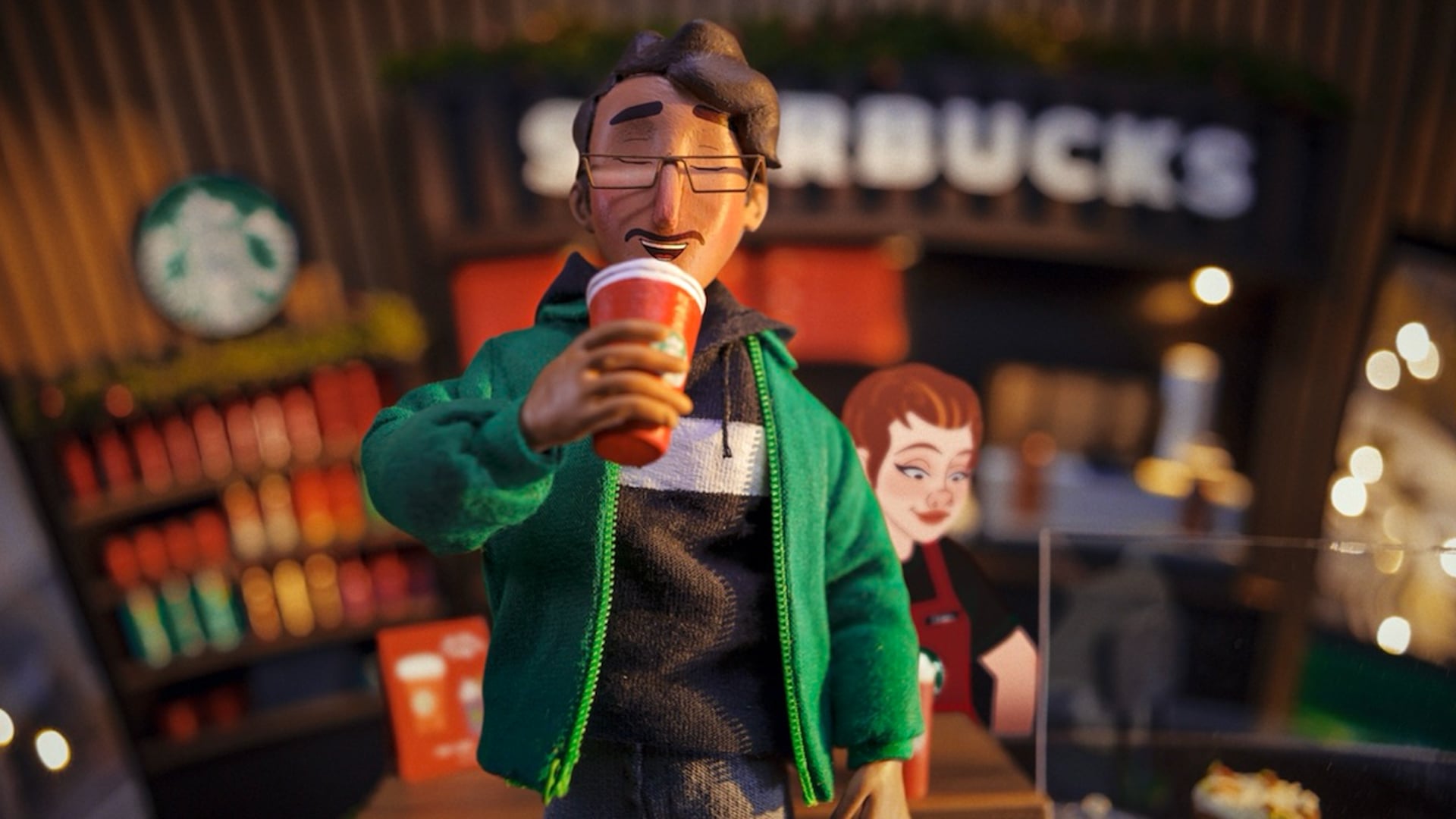 Starbucks 'Drink In, Breathe Out' Christmas film via TBWA\London