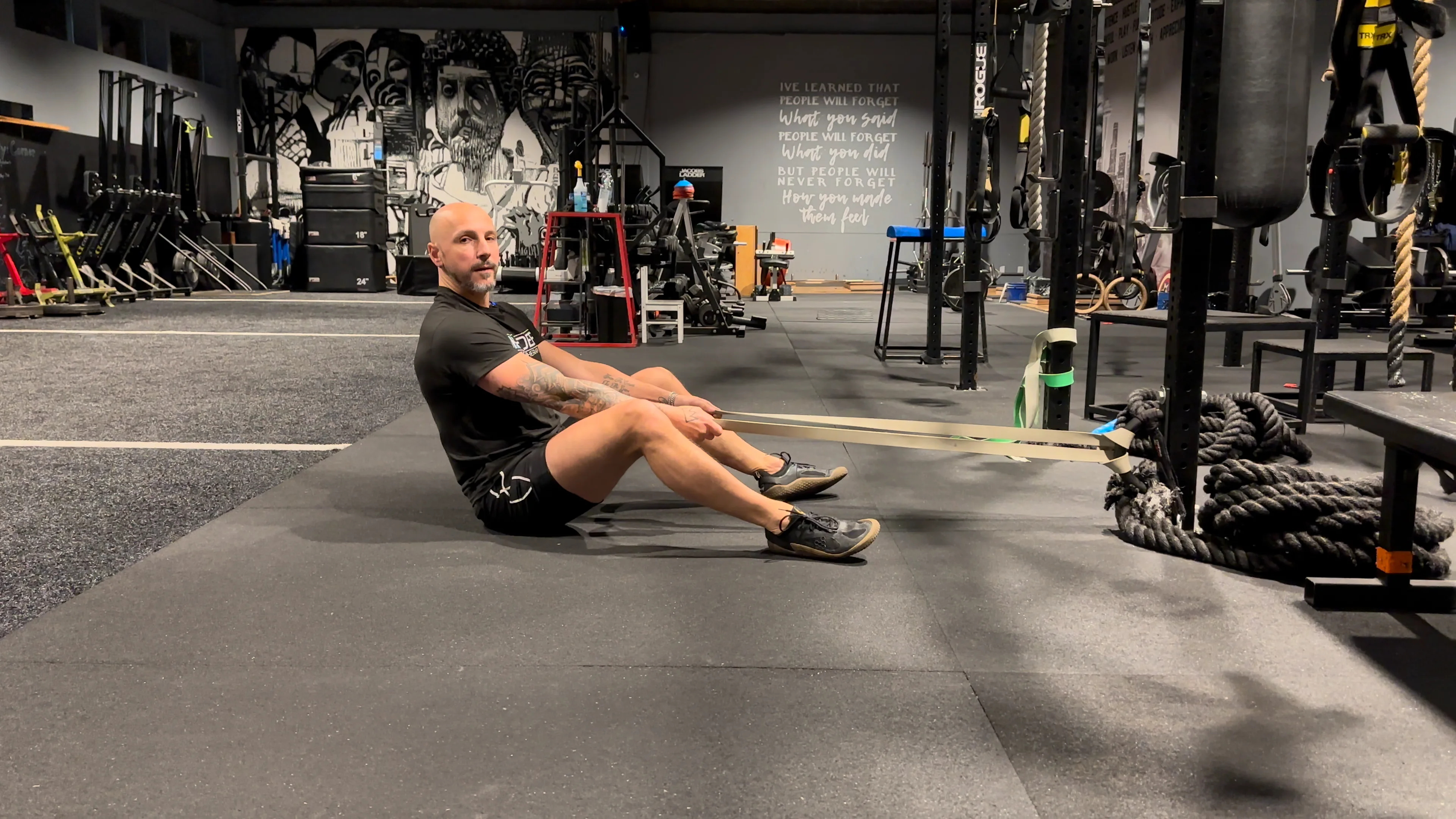 Seated Speed Band Rows