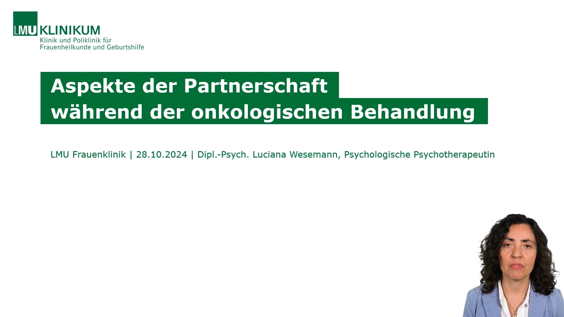 Thumbnail von Aspekte der Partnerschaft während der onkologischen Behandlung