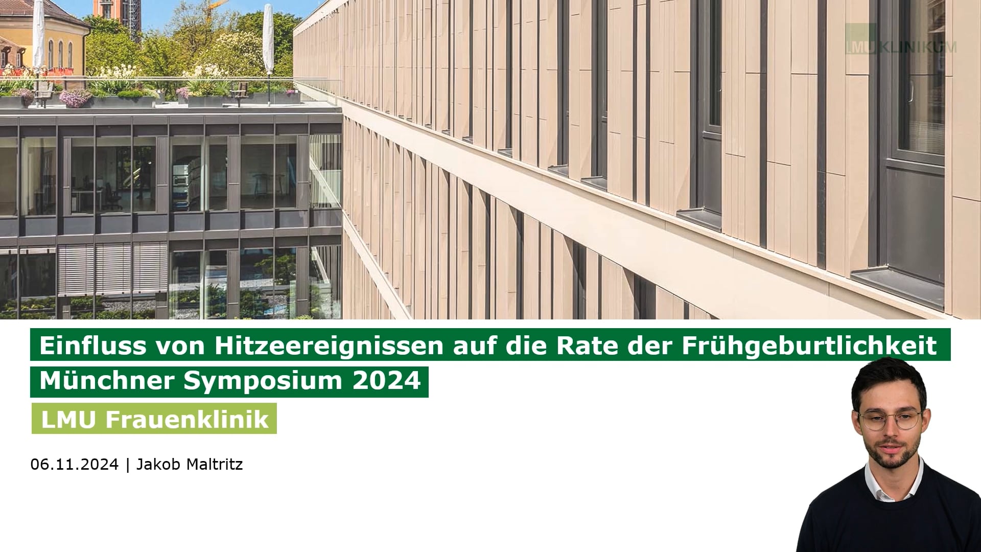 Thumbnail von Einfluss von Hitzeereignissen auf die Rate der Frühgeburtlichkeit