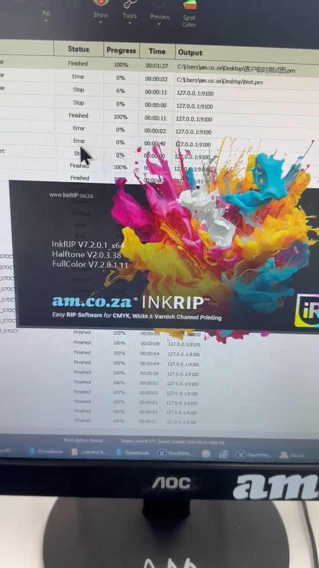 Estimate Ink Consumption and Cost for Printing Job in InkRIP Software