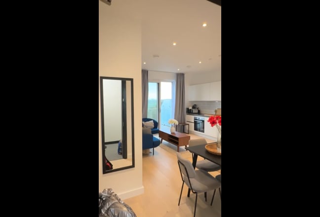 1 BR Modern flat, large traces + view of park Main Photo