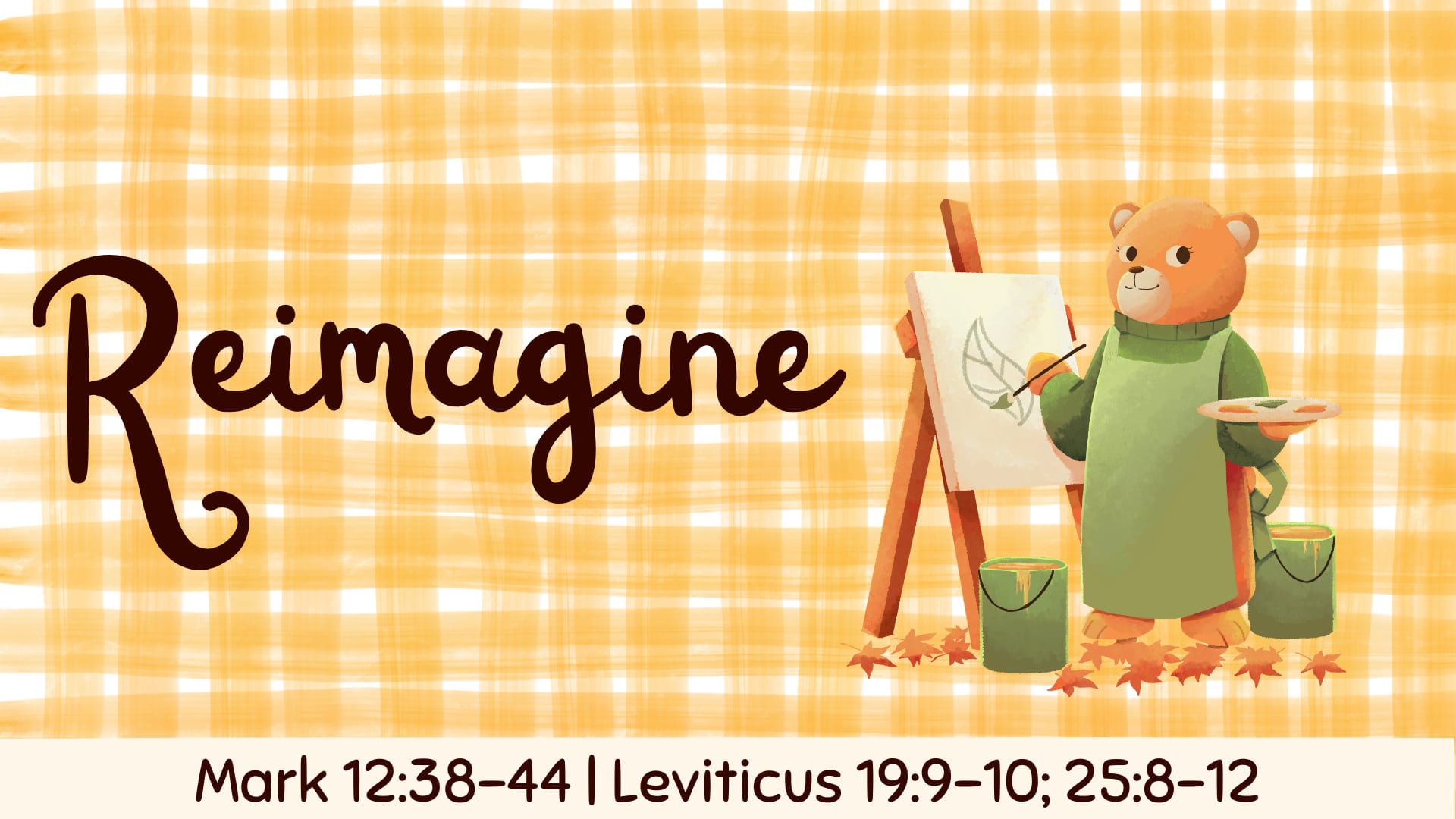 Sunday November 17, 9:30am “Reimagine"