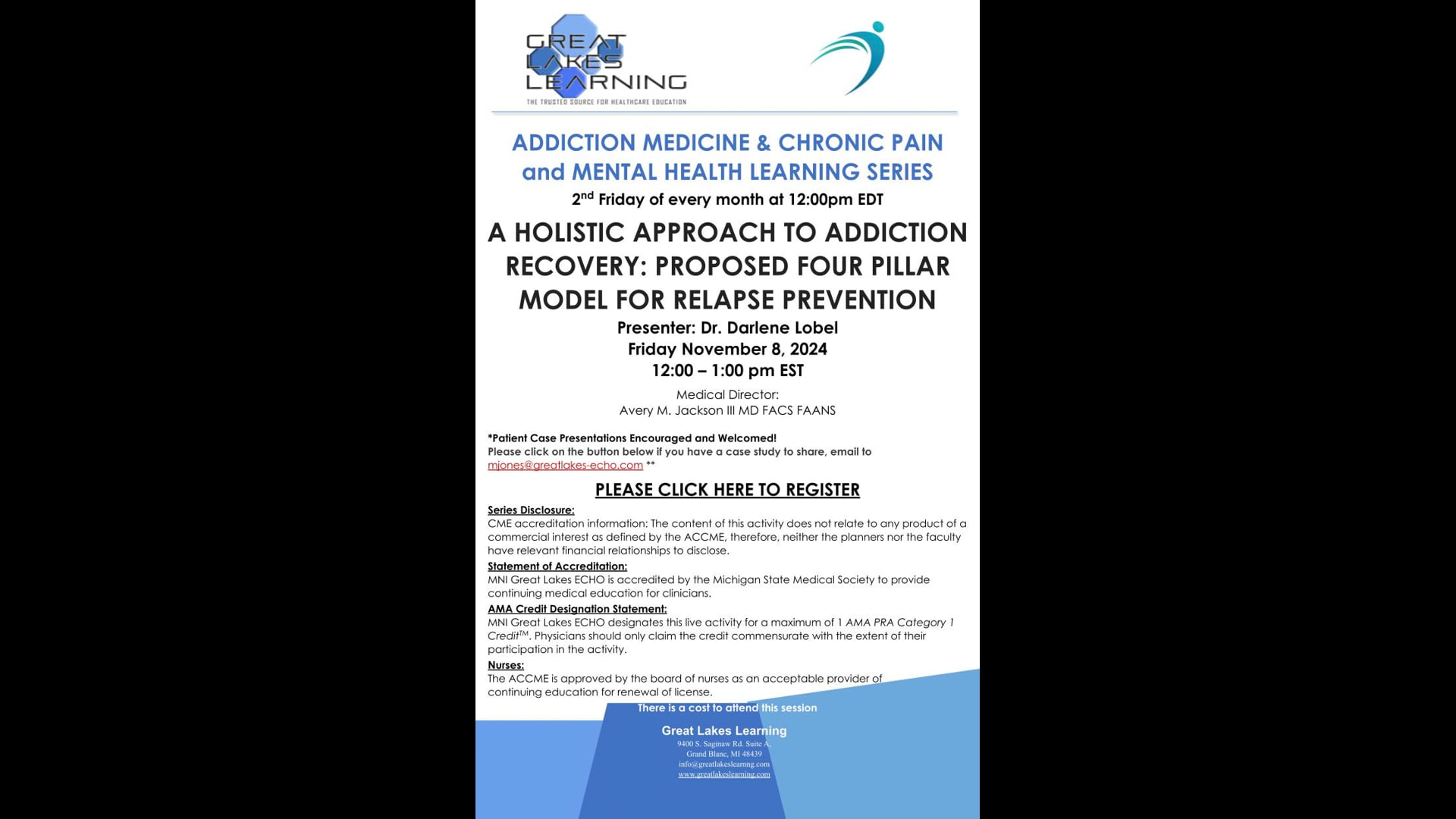 A Holistic Approach to Addiction Recovery: Proposed Four Pillar Model for Relapse Prevention