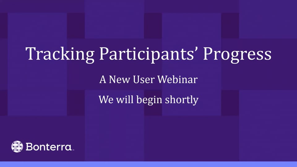 Tracking Participants’ Progress