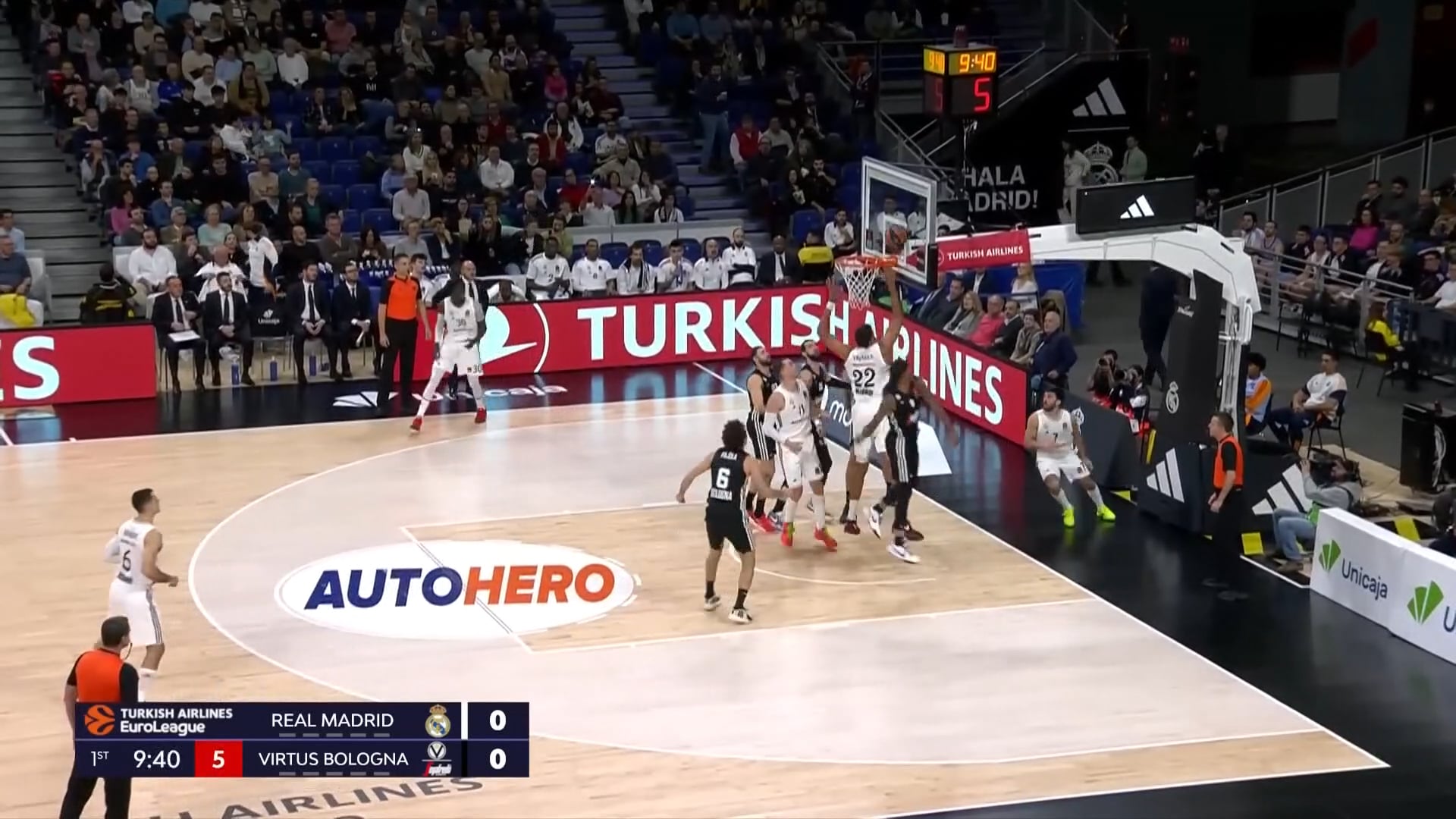 La Virtus si arrende al Real Madrid