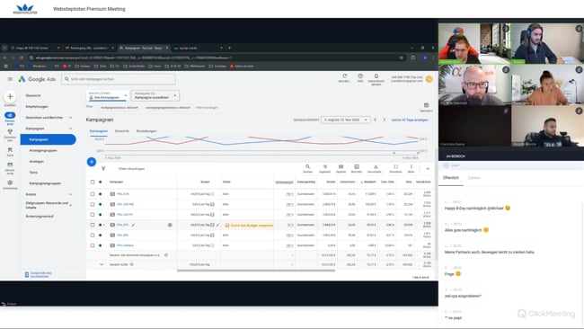 Umgang mit Kunden beim Tracking, CPA austesten, GMB Fragen, Analytics ohne Einverständnis nutzen & Warnungen im Google Ads Account mit Michael Klein vom 11.11.24