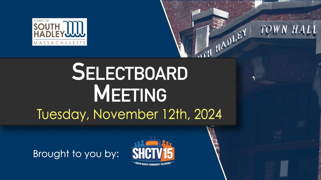 Selectboard: 11/12/2024