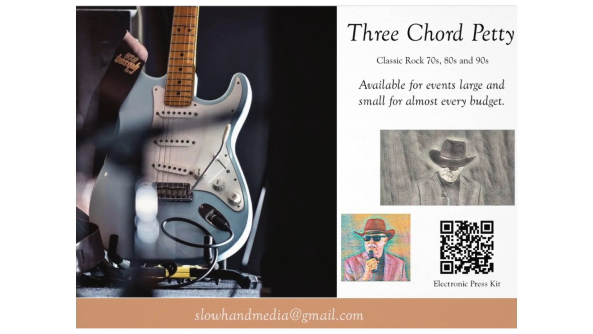 Promotional video thumbnail 2 for Three Chord Petty