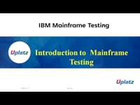 Mainframe Testing Introduction