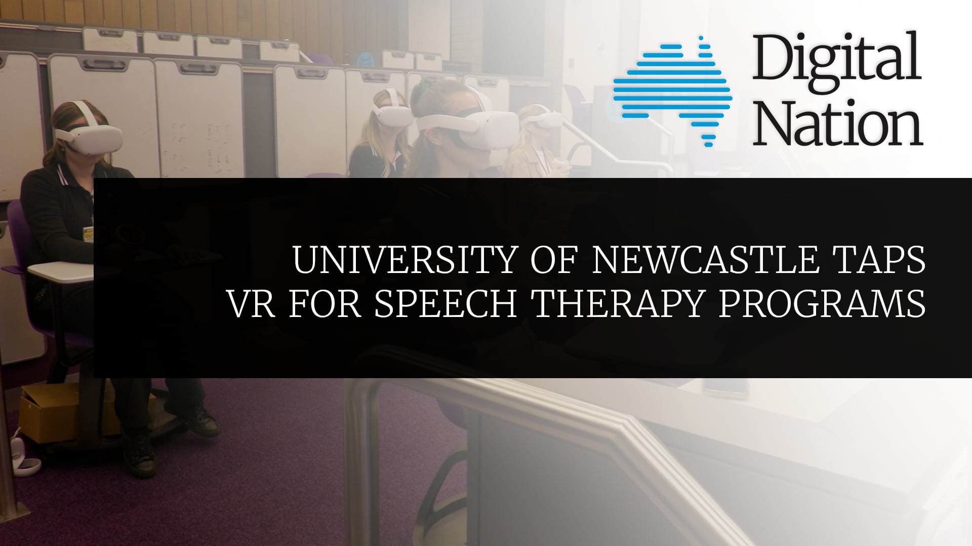 University of Newcastle VR trains speech pathology students in child oral exams