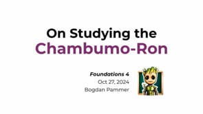 1. Chambumo-Ron Introduction - Bogdan Pammer