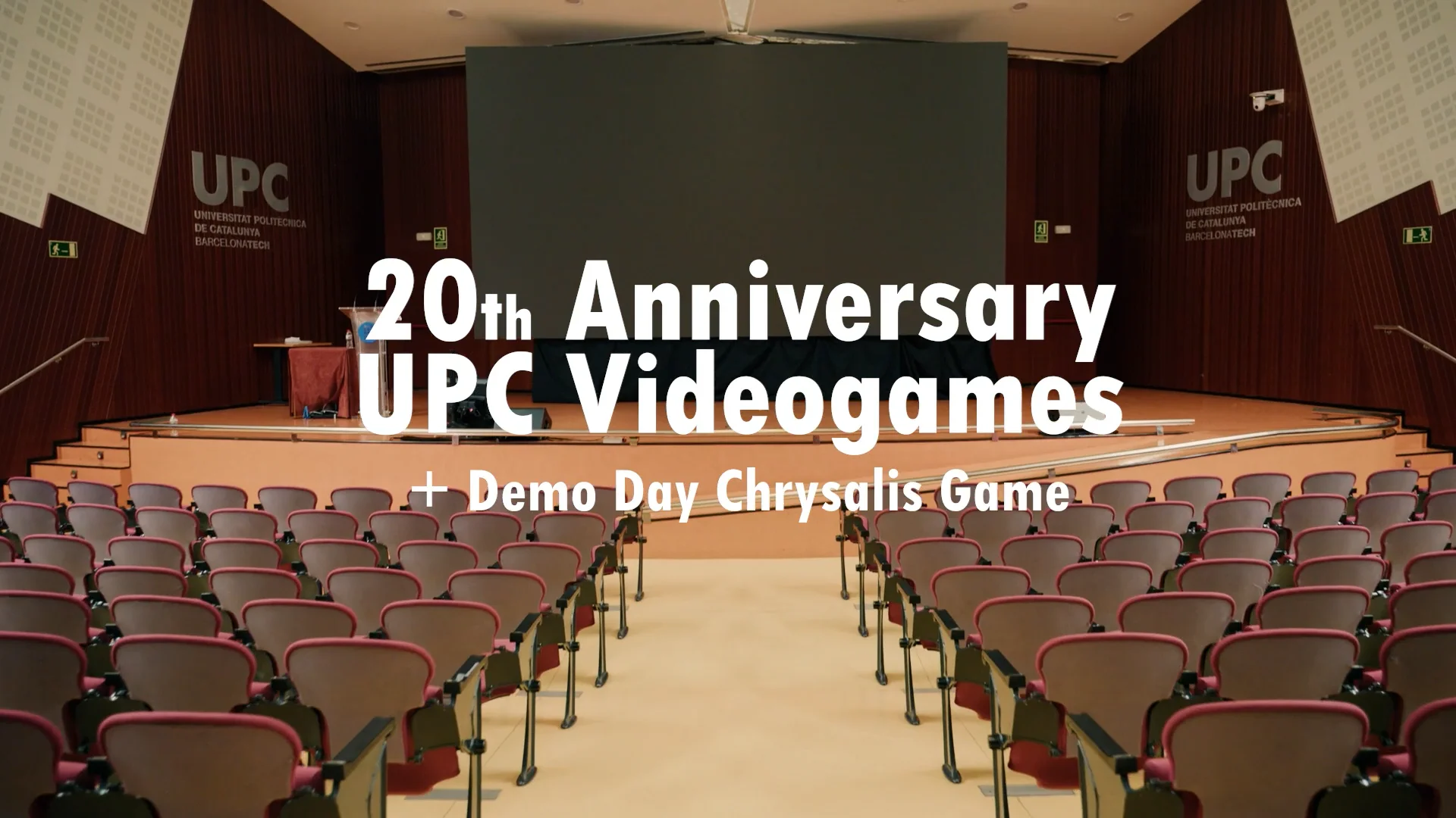 20 Years UPC Videogames + Demo Day Chrysalis Game