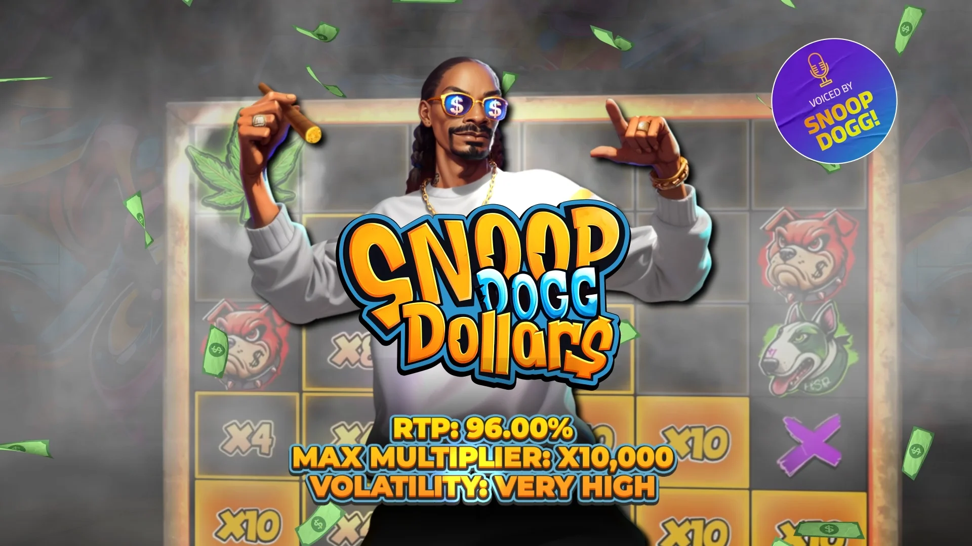 Demo do Snoop Dogg Dollars | Giros Grátis, RTP de 96%, Wilds Fixos
