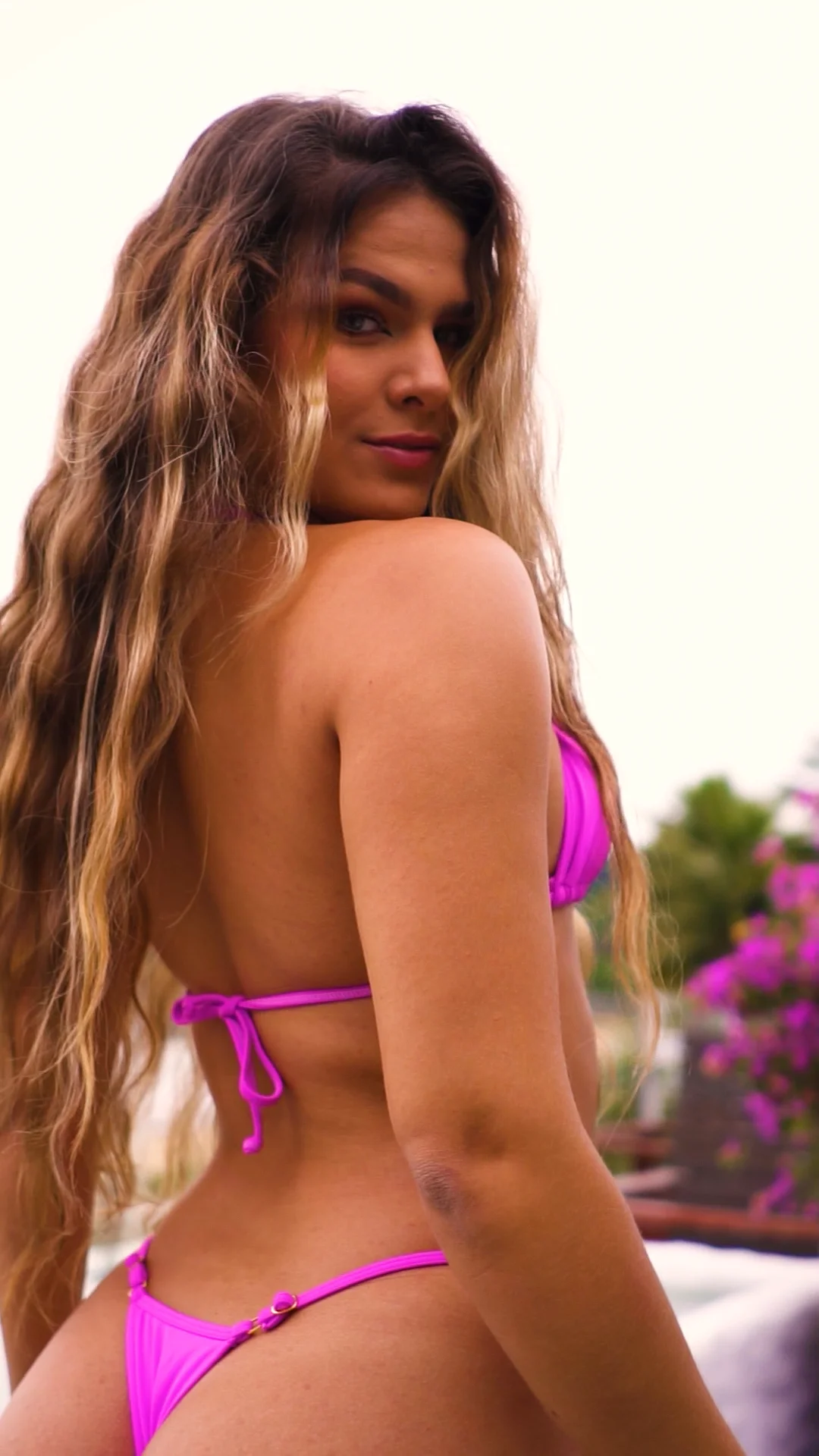 biquíni marquinha rosa barbiecore