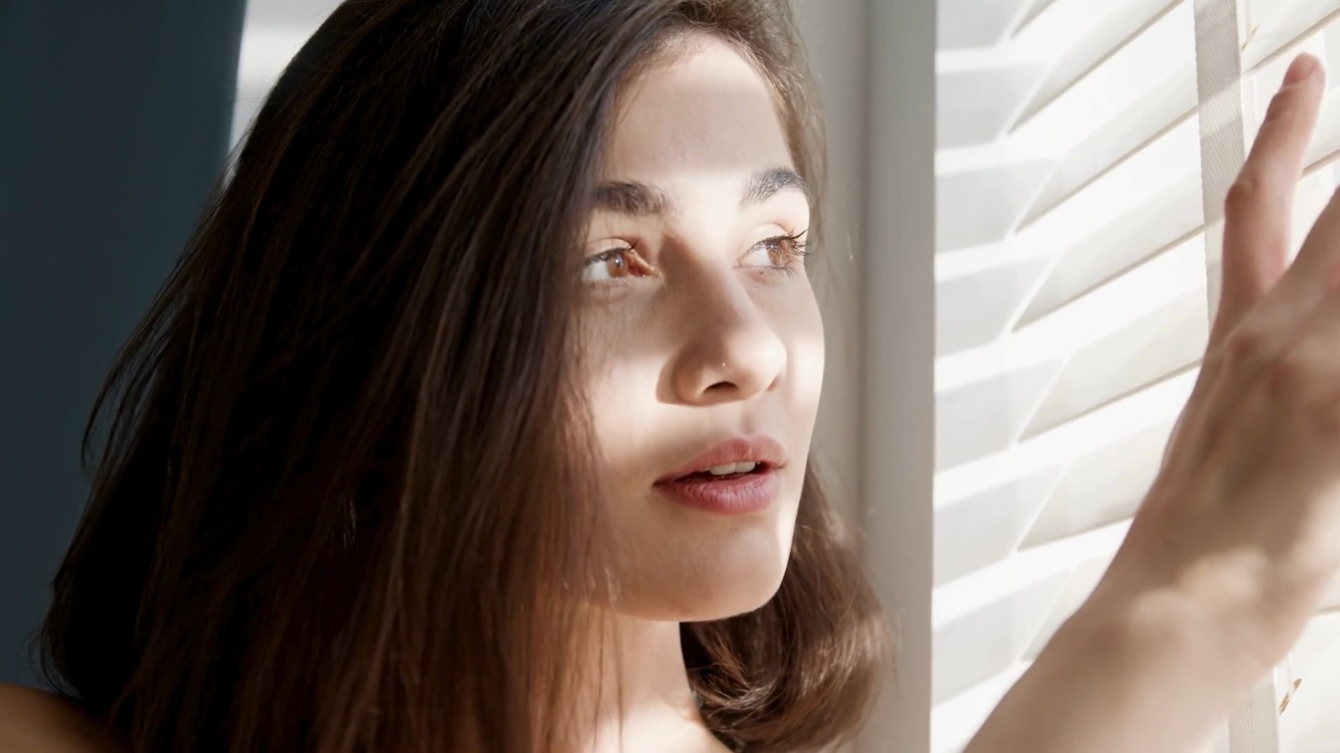 Vertical blinds the shading zone