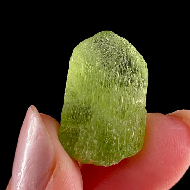 Forsterite var: Peridot (gemmy crystal)