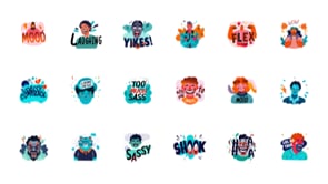 Animated Gen Z Reaction Stickers, an Emoji Icon by Creative Stall (Thumbnail 5 of 5)