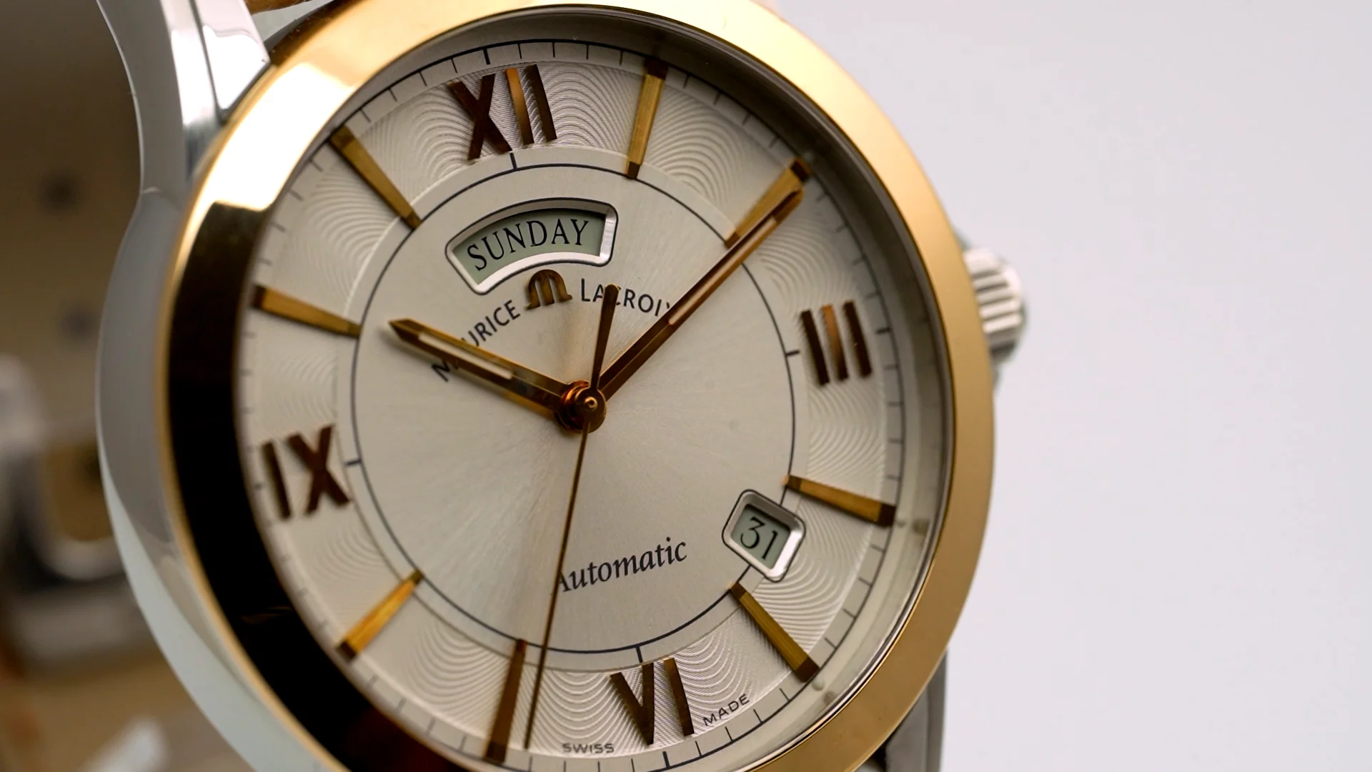 Maurice Lacroix Pontos Day Date Gold Automatic PT6058 40 mm LeSabre