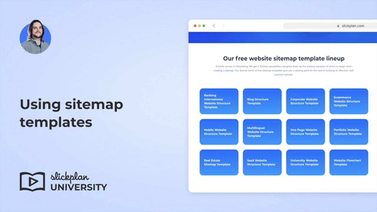 Using sitemap templates