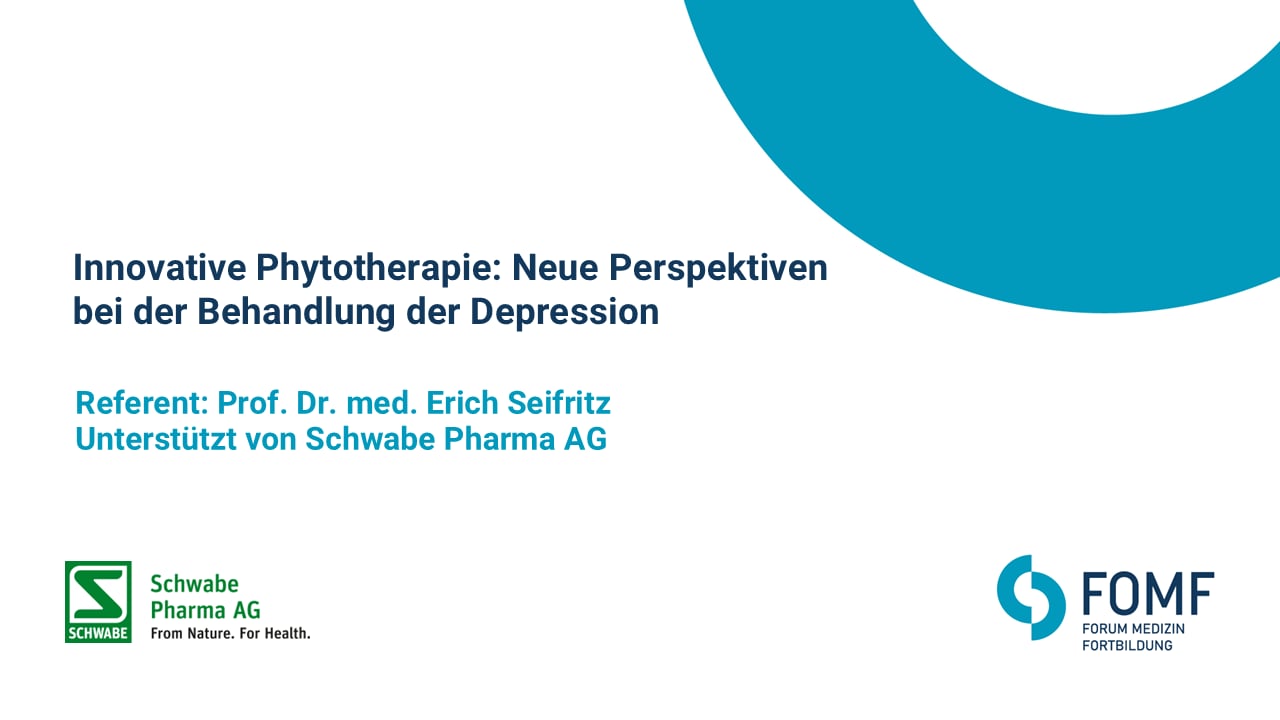 Innovative Phytotherapie: Neue Perspektiven bei der Behandlung der Depression.