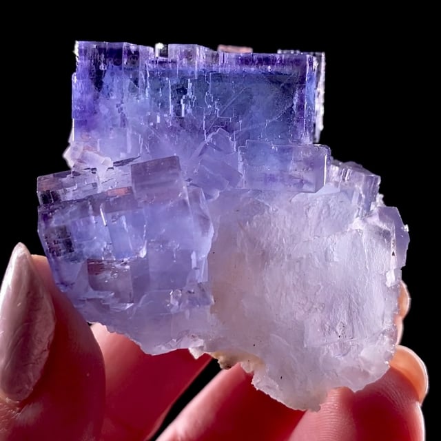 Fluorite (GEM ''phantom'' crystals)