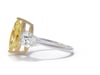 Lab Grown Diamond Yellow Marquise-Cut Center Engagement Ring in 18K White &amp; Yellow Gold &#40;4 1/2 ct. tw.&#41;