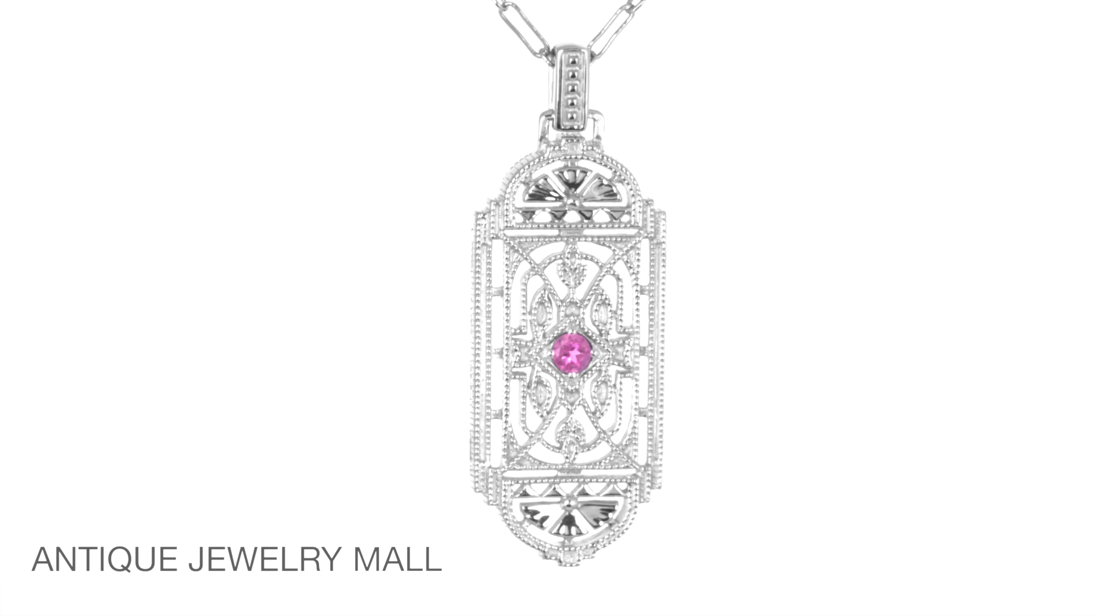 Art Deco sapphire necklace - Gem