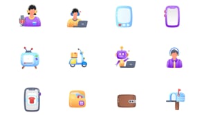 Animated Marketing Icons, a Duotone Icon by Prosymbols (Thumbnail 3 of 3)