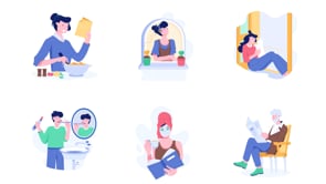 People Lifestyle Animated, a Person Illustration by Prosymbols (Thumbnail 5 of 5)