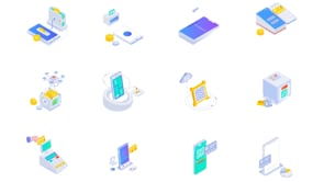 Animated Payment and Fintech Icons, a Technology Illustration by Vectors Market (Thumbnail 5 of 5)