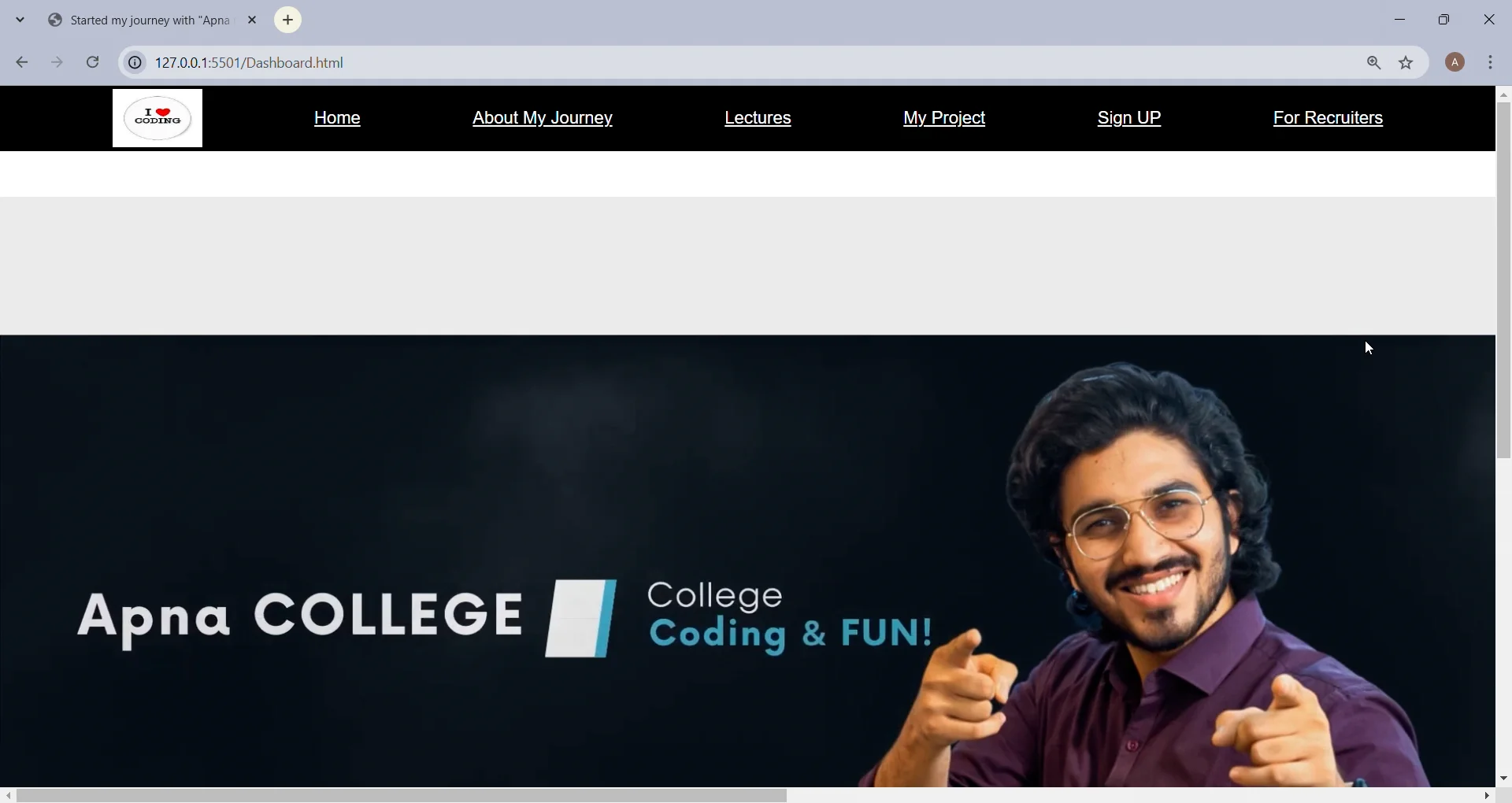 Started my journey with _Apna College_ - Google Chrome todaycoder