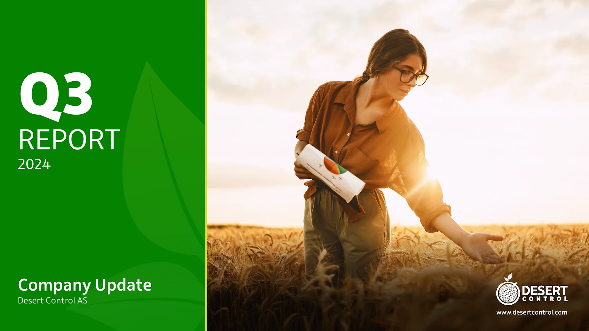 Q3 2024 Company Update and Financial Results Presentation Webcast