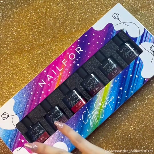 Video: Semi-permanent Kit - Glitter Selection 5 Video: Semi-permanent Kit - Glitter Selection 5