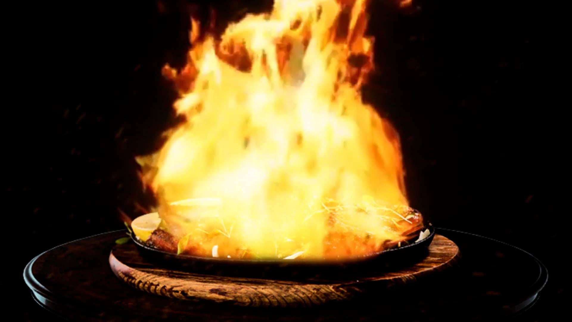 Motion Poster- Sizziling Food