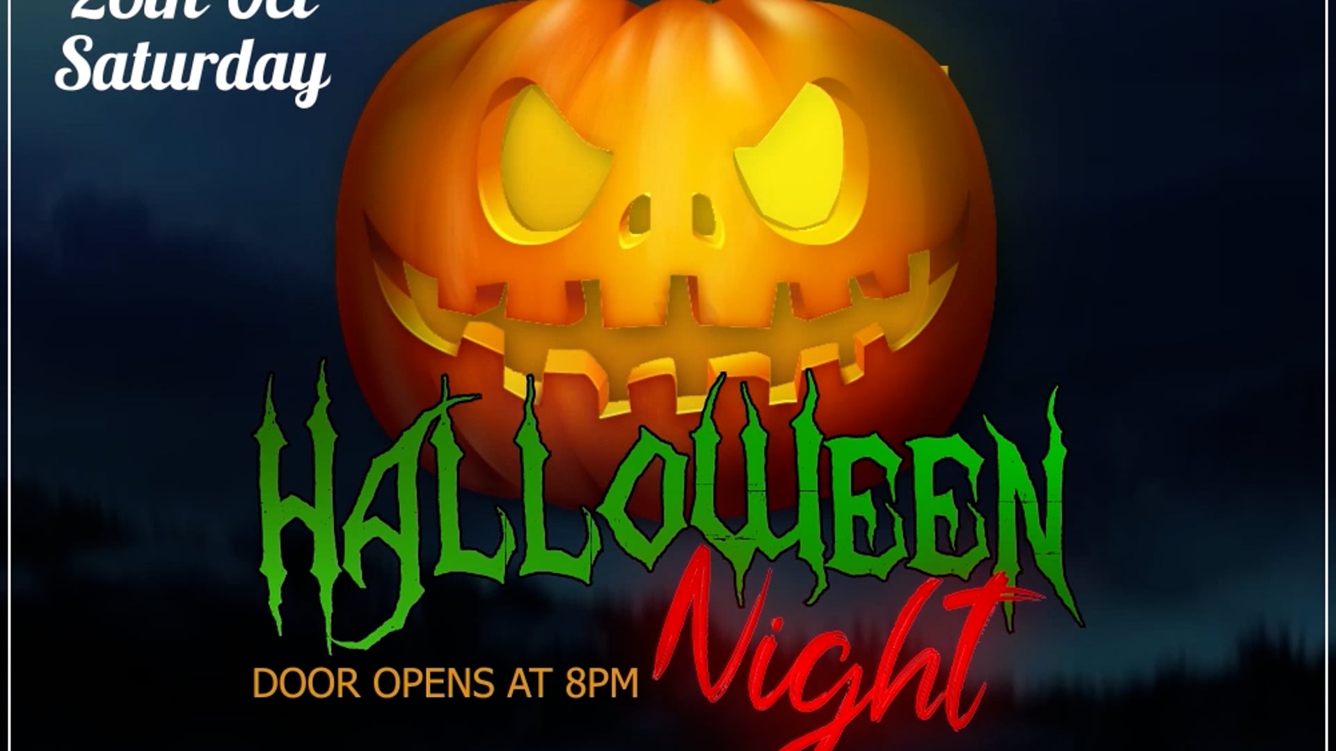 Motion Poster- Halloween Theme