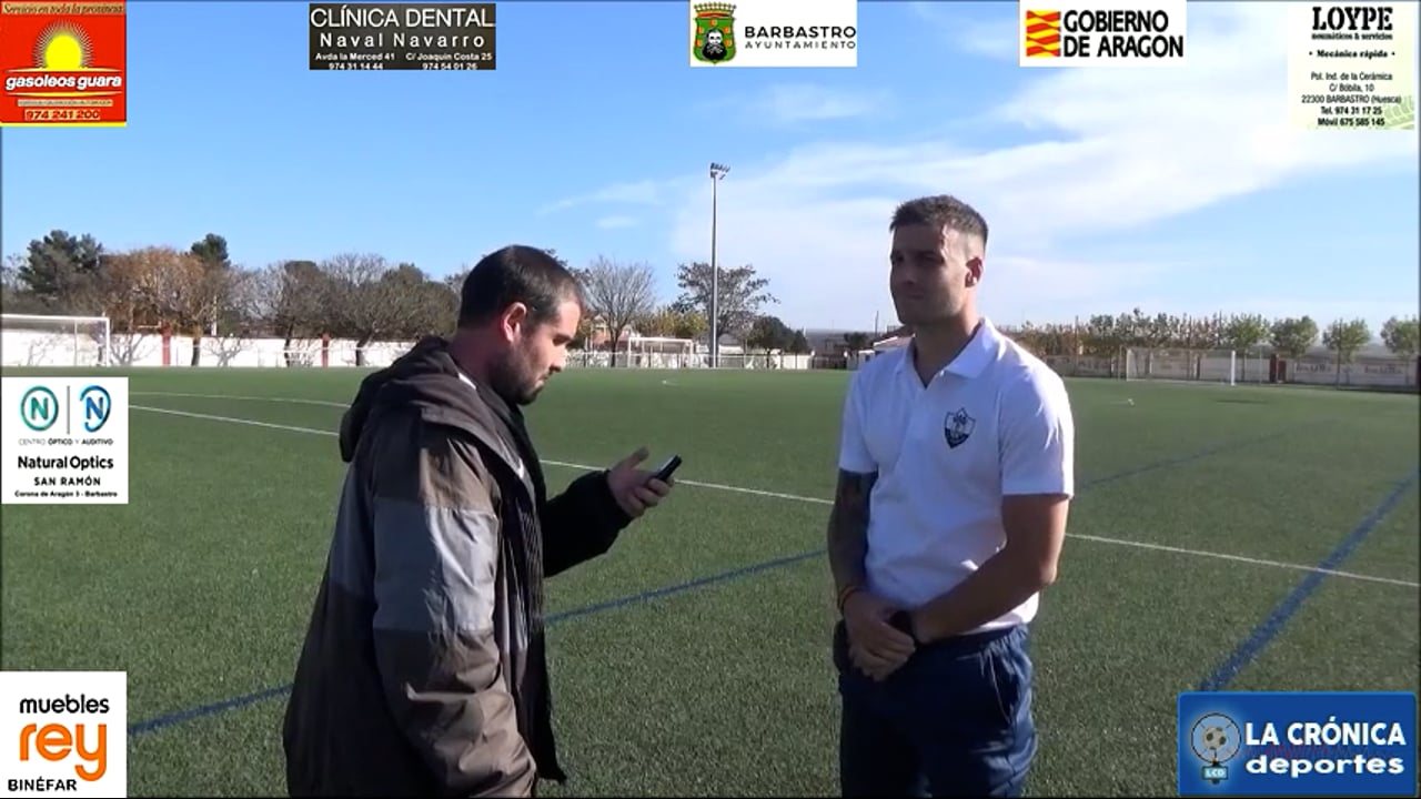 MARCOS SÁNCHEZ (Jugador CD Cariñena) CD Cariñena 2-2 Illueca CF / J11 - Regional Preferente G2 