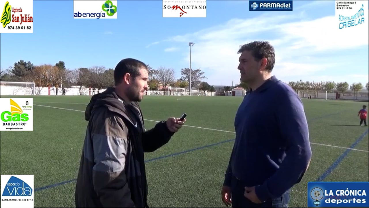 TOÑO CASCANTE (Entrenador Illueca) CD Cariñena 2-2 Illueca CF / J11 - Regional Preferente G2