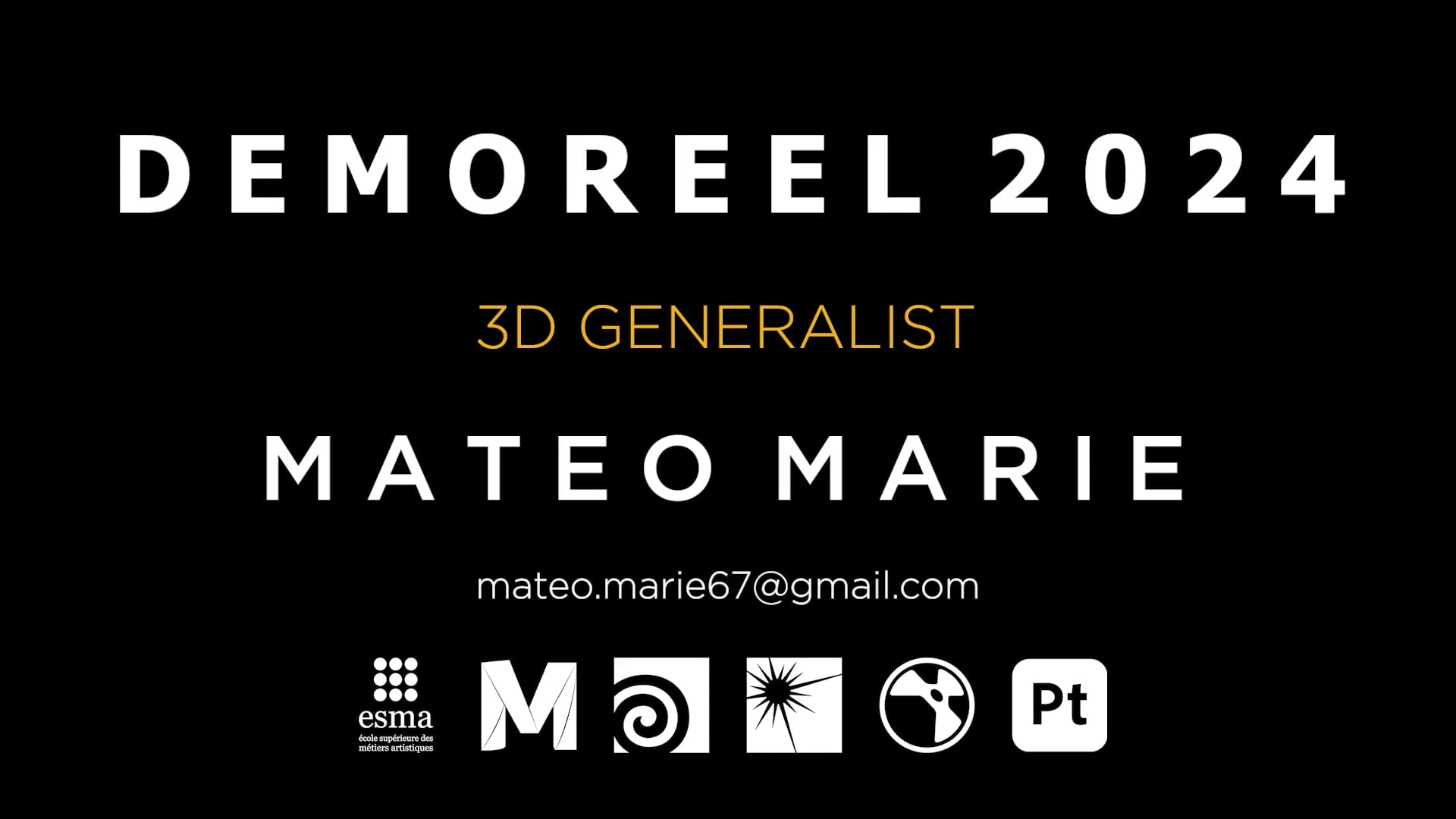 3D GENERALIST DEMOREEL 2024 - MATEO MARIE