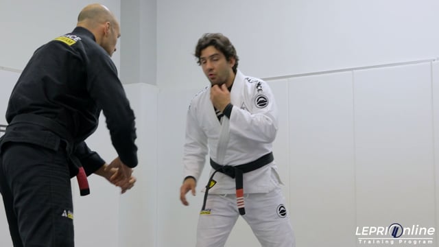 Double Leg Counter with Sprawl to Clock Choke