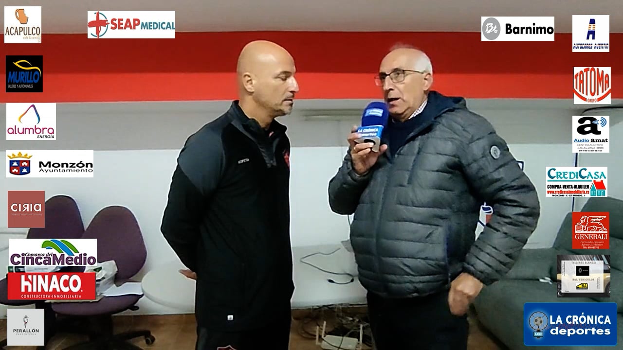 ISMAEL MARIANI (Entrenador Monzón) AT Monzón Alumbra 1-1 Calamocha / J 10 / 3ª RFEF