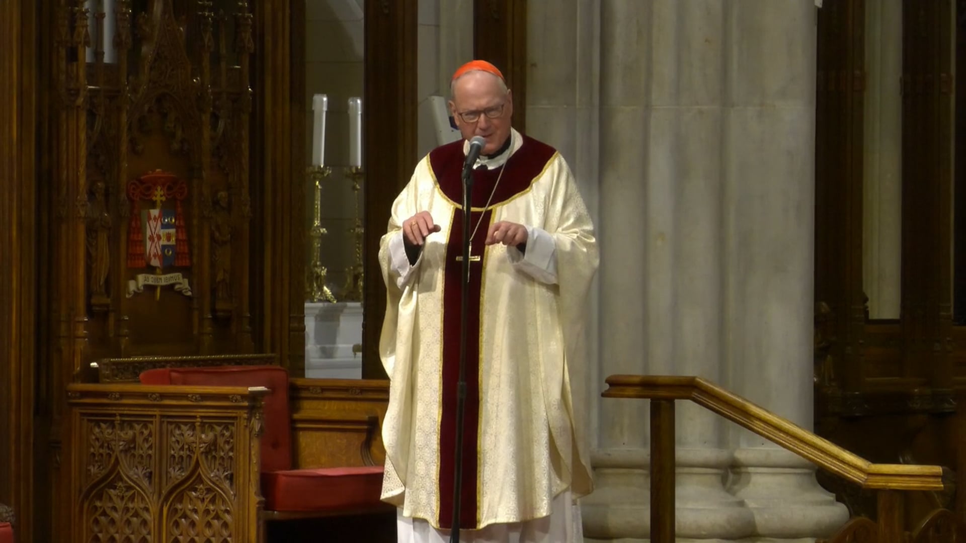 Mass from St. Patrick's Cathedral - November 18, 2024