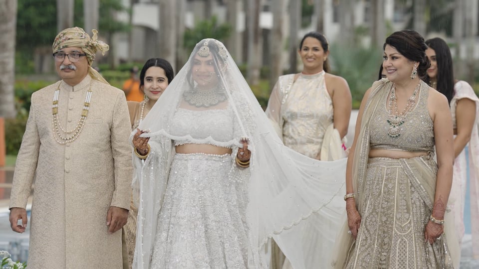 Still from Numa & Govinda next day edit by Happy Soul Films, Toronto wedding videographers