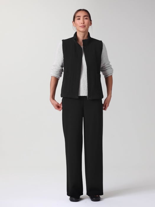 Organic Cotton Tweed Vest | EILEEN FISHER Organic Cotton Tweed Vest | EILEEN FISHER