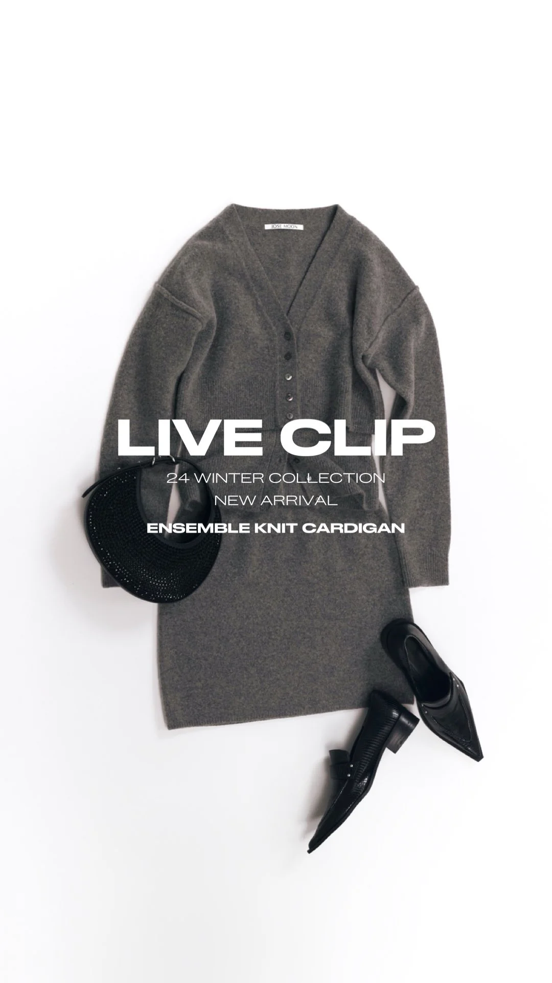 ENSEMBLE KNIT CARDIGAN(F BEIGE): DRESSjosemoon ENSEMBLE KNIT CARDIGAN(F BEIGE): DRESSjosemoon